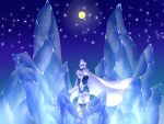  cape e-hero elemental_hero_absolute_zero gloves ice monster moon sky star yu-gi-oh! yuu-gi-ou_gx 