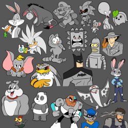  6+boys 6+girls albatross alien american_dad! baby_animal bat_mask batman batman_(series) bender_(futurama) big_man_(splatoon) bird_boy bugs_bunny bulldog carrot cat cyborg cyborg_(dc) cyclops dc_comics diaper domestic_maid donkey droid eeyore futurama gadget garfield grey_fur hedgehog_boy holding holding_carrot inspector_gadget judy_hopps kitten koco_(sonic) leaf manta_ray mario mecha_sonic_mki metal_gear_(series) metal_gear_solid metal_mario mouse_boy multiple_boys multiple_girls nermal nibbles one-eyed panda_(we_bare_bears) panda_boy police police_uniform policewoman rabbit rabbit_girl raccoon_boy robot roger_smith salmonid silver_the_hedgehog sly_cooper sly_cooper_(series) smallfry_(splatoon) solid_snake sonic_(series) sonic_frontiers spike_(tom_and_jerry) splatoon_(series) storm_the_albatross super_mario_bros. super_mario_land_2 teen_titans teen_titans_go! thwomp tom_and_jerry we_bare_bears zootopia 