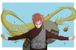  angry bad_id gaara gourd male meta_gun naruto red_hair redhead sand short_hair solo tattoo title_drop 