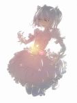  bow bubble_skirt gloves hair_bow highres kaminary kaname_madoka kneehighs magical_girl mahou_shoujo_madoka_magica short_twintails solo twintails white_gloves 