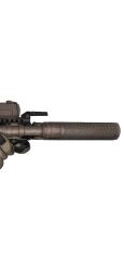  assault_rifle blue_archive brown_gloves fte_(fifteen_199) gloves gun highres m4_carbine rifle simple_background suppressor thumbnail_collage toki_(blue_archive) weapon weapon_focus white_background 