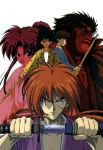  himura_kenshin isurugi_raijuta kamiya_kaoru myoujin_yahiko rurouni_kenshin tsukayama_yutaro 