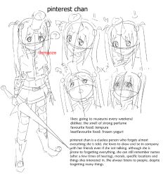  >_< ... 1girl 2000s_(style) :/ :| ? ?? bandaged_head bandaged_neck bandages blush closed_mouth commentary d: demgoze dx english_commentary english_text full_body heart holding holding_polearm holding_weapon lance looking_at_viewer miniskirt open_mouth original personification pinterest pinterest-chan_(demgoze) polearm pushpin pushpin_through_head sketch skirt smiley_face spoken_question_mark twintails upper_body weapon white_background 