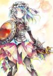   armor fantasy_earth_zero panties sword thigh-highs yudesoba  