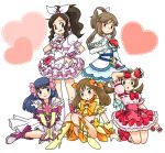  blue_(pokemon) blue_dress blue_eyes blue_hair brown_eyes brown_hair cosplay cure_peach cure_peach_(cosplay) cure_rhythm cure_rhythm_(cosplay) cure_sunshine cure_sunshine_(cosplay) cure_white cure_white_(cosplay) dress flower fresh_precure! futari_wa_precure green_eyes hair_ribbon hands_on_hips haruka_(pokemon) heart heartcatch_precure! hikari_(pokemon) holding holding_poke_ball kotone_(pokemon) kurumi_(forte) leaf_(pokemon) magical_girl milky_rose milky_rose_(cosplay) multiple_girls no_hat no_headwear orange_dress parody pink_dress poke_ball poke_ball_theme pokemon pokemon_(game) pokemon_black_and_white pokemon_bw pokemon_dppt pokemon_frlg pokemon_gsc pokemon_hgss pokemon_rgby pokemon_rse ponytail precure pretty_cure ribbon ribbons shaymin shaymin_(cameo) sitting smile suite_precure touko_(pokemon) touko_(pokemon)pokeball twintails wariza white_dress wristband yes!_precure_5 