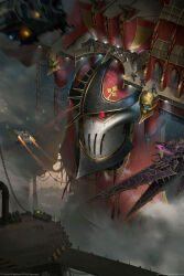  6+others adeptus_astartes adeptus_mechanicus akim_kaliberda battle chaos_space_marine copyright_notice cover heldrake_(40k) highres imperator_titan mecha mecha_focus multiple_others official_art robot thunderhawk_(warhammer_40k) titan_(warhammer_40k) vehicle_focus warhammer_40k 