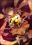  bad_id boots domco drill_hair english fingerless_gloves foreshortening gloves hat knee_boots mahou_shoujo_madoka_magica ribbon skirt solo soul_gem thigh-highs thighhighs tomoe_mami twin_drills yellow_eyes 
