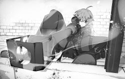  1girl aiming black_survival bodysuit breasts commentary_request eternal_return:_black_survival gloves gun highres holding holding_gun holding_weapon katja_(black_survival) korean_commentary open_mouth qnflaghl0809 rifle sniper_rifle solo thighs weapon weapon_request 