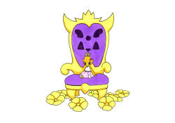  1girl 2019 2d aged_down alphys animal_nose anthro arm_support bow buck_teeth child colored_skin commentary con-cognito crown delta_rune_(symbol) delta_rune_print dinosaur dinosaur_girl english_commentary female female_only flower full_body golden_flower_(undertale) hair_bow lizard lizard_girl lizard_tail monster monster_girl on_throne pink_bow pink_skirt reptile reptile_girl reptile_tail scalie shoes simple_background sitting skirt sleeveless sleeveless_shirt solo spread_legs tail teeth throne traditional_media undertale utdr_(toby_fox) white_background white_shoes yellow_flower yellow_skin 