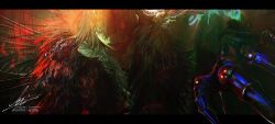  1boy arthropod_boy arthropod_limbs au_(d_elete) cape commentary_request crown fate/grand_order fate_(series) fur-trimmed_cape fur_trim grey_hair highres insect_wings long_sleeves looking_at_viewer male_focus medium_hair oberon_(fate) oberon_(third_ascension)_(fate) open_mouth shirt solo tile_wall tiles upper_body wings 