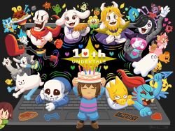 0_0 2025 2d 3boys 3girls 4others alphys ambiguous_gender android animal animal_ears animal_nose ankle_boots annoying_dog anthro apron arachnid armor arthropod arthropod_girl artist_name asgore_dreemurr astigmatism_(undertale) beard birthday_cake black_eyepatch black_hair black_pantyhose black_sclera black_shorts blonde_hair blouse blue_jacket blue_shirt blue_shorts blue_skin blue_soul_(utdr) body_fur bone boots bow brothers brown_boots brown_fur brown_hair buck_teeth burgerpants cake candle cape cat cat_boy cat_ears cat_girl cat_tail character_request child colored_sclera colored_skin colored_teeth cousins creature cup cyan_soul_(utdr) delta_rune_(symbol) delta_rune_print digital_media dog dot_eyes double_horizontal_stripe dress droopy_ears ear_fins everyone extra_arms extra_eyes eyepatch facial_hair fangs female fins fish fish_girl floppy_ears food frisk_(undertale) froggit furry furry_female furry_male ghost gloves goat goat_boy goat_ears goat_girl goat_horns goat_tail green_soul_(utdr) grey_hair grey_hood hair_bow hair_over_one_eye hat head_fins heart height_difference high_ponytail highres hip_bones holding holding_cake holding_cup holding_food holding_plate holding_teapot hollow_eyes hood hood_down hooded_jacket horizontal-striped_clothes horns human humanoid humanoid_robot ice_cap jacket laptop lesser_dog lizard lizard_girl lizard_tail long_hair long_sleeves loox low_twintails lying mad_mew_mew male mammal mettaton mettaton_ex miki_288 mini_hat monster monster_boy monster_girl monster_kid_(undertale) muffet multiple_animal_ears multiple_boys multiple_girls multiple_others napstablook onionsan open_clothes open_jacket orange_soul_(utdr) pantyhose pantyhose_under_shorts papyrus_(undertale) pasta pauldrons pink_boots pink_dress pink_hair pink_slippers pink_stripes plate ponytail print_armor puffy_short_sleeves puffy_shorts puffy_sleeves purple_robe purple_skin purple_soul_(utdr) red_blouse red_boots red_bow red_cape red_gloves red_hair red_romper red_shirt red_soul_(utdr) reptile reptile_girl reptile_tail robe robot robot_boy rock romper sans_(undertale) scalie sharp_teeth sheet_ghost shirt short_hair short_twintails shorts shyren siblings simple_background single_vertical_stripe skeleton skin_fangs slippers slit_pupils snowdrake soul_(utdr) spaghetti sparkle spider spider_girl spine sticker striped_clothes striped_shirt striped_shorts sword tail tail_tuft teacup teapot teeth temmie toriel twintails twitter_username two-tone_shirt undead undertale undyne utdr_(toby_fox) vegetoid vertical-striped_clothes vertical-striped_shorts vulkin weapon whimsun white_armor white_background white_dog white_fur white_gloves white_horns white_shirt white_sleeves white_stripes yellow_sclera yellow_shirt yellow_skin yellow_soul_(utdr) yellow_stripes yellow_teeth yellow_trim 
