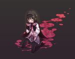  blood highres kaname_madoka magical_girl mahou_shoujo_madoka_magica miki_sayaka obata_yayoi pantyhose sakura_kyouko spoilers tears tomoe_mami yayoi_obata 