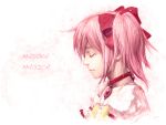  dress kaname_madoka mahou_shoujo_madoka_magica pink_hair ribbons tears twintails 