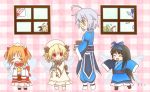  blonde_hair blue_hair blush_stickers book bow cirno closed_eyes daiyousei dress drill_hair eyes_closed fairy_wings glasses green_hair hair_bow hair_ornament hair_ribbon ice japanese_clothes ko_torii lily_white long_hair luna_child morichika_rinnosuke open_mouth orange_hair plant pot red_eyes ribbon silver_hair smile star_sapphire sunny_milk touhou twintails window wings yellow_eyes 