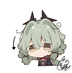 1girl caesar_king_(zenless_zone_zero) chibi long_hair sad zenless_zone_zero