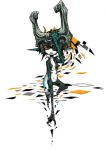  demon fang hat imp long_arms midna monster pointy_ears red_eyes red_hair redhead shatter the_legend_of_zelda twilight_princess 