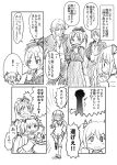  cameo comic crossover gundam gundam_00 kamille_bidan kaname_madoka lockon_stratos mahou_shoujo_madoka_magica miki_sayaka miki_shin&#039;ichirou monochrome mouth_hold partially_translated pocky sakura_kyouko scryed seiyuu_connection street_gang tobita_nobuo translation_request zeta_gundam 