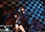  black_rock_shooter black_rock_shooter_(character) dead_master edenfox kuroi_mato sword takanashi_yomi weapon 