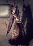  helmet knife male muscle pyramid_head silent_hill_2 silent_hill_homecoming 