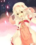  bad_id blonde_hair brown_eyes dress hat open_mouth petals shihage short_hair smile solo tales_of_(series) tales_of_symphonia tales_of_symphonia_knight_of_ratatosk veil 