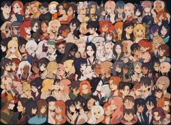 6+girls absurdres amane_misa amaori_renako aoba_moca ariane_yeong arisugawa_juri avatar_legends bad_thinking_diary bang_dream! bang_dream!_girls_band_party! black_hair blonde_hair blood blood_on_face brown_hair character_request charlie_morningstar cho_minjae class_of_09 clementine_(the_walking_dead) commentary copyright_request crossover dark-skinned_female dark_skin death_note edelgard_von_hresvelg elster_(signalis) english_commentary female_byleth_(fire_emblem) fire_emblem genshin_impact hand_jumper hazbin_hotel hellaverse highres homestuck honkai_(series) honkai_impact_3rd hoshimi_miyabi inkya_gyaru_demo_ikigaritai! jecka_(class_of_09) jing_wei_qing_shang kang_ryujin kanna_(love-bullet) kiana_kaslana kiana_kaslana_(void_drifter) kiss kissing_cheek koharu_(love-bullet) kuran_arisa kyoshi_(avatar) lara_(sayonara_lara) lauma_(genshin_impact) lee_sayeon love-bullet mitake_ran miyagi_shiori multiple_crossover multiple_girls nangong_jingnu nefer_(genshin_impact) nicole_(class_of_09) ogino_ichiko oh_hyera oniisama_e... ootsu_mari ouzuka_mai pomni_(the_amazing_digital_circus) qiyan_agula ragatha_(the_amazing_digital_circus) raiden_mei raiden_mei_(herrscher_of_thunder) rangi_(avatar) red_hair rem_(death_note) ruby_rose rwby sara_lim_baylon sayonara_lara sendai_hazuki shabexzart shoujo_kakumei_utena shuuniichido_classmate_wo_kau_hanashi signalis sirena_(the_lovers) smile takatsuki_shiori the_amazing_digital_circus the_lovers_(studio_heartbreak) the_walking_dead the_walking_dead_(game) tsukishiro_yanagi vaggie violet_(the_walking_dead) watashi_ga_koibito_ni_nareru_wake_naijan_murimuri! weiss_schnee white_hair yuri zenless_zone_zero 