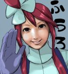  1girl flower fuuro_(pokemon) hijirino_yuuta lowres pokemon pokemon_(game) pokemon_black_and_white pokemon_bw realistic smile 