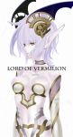  bad_id blue_hair breasts choker collar elf hair_ornament highres large_breasts lilith_(lord_of_vermilion) lord_of_vermilion open_mouth pointy_ears short_hair 