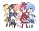  akemi_homura black_hair blonde_hair blue_eyes blue_hair boots bow cape choker detached_sleeves drill_hair gloves hair_bow hairband hat jewelry kaname_madoka knee_boots long_hair mahou_shoujo_madoka_magica miki_sayaka pantyhose pendant pink_eyes pink_hair ponytail puffy_sleeves purple_eyes red_eyes red_hair redhead sakura_kyouko short_hair short_twintails smile thigh-highs thighhighs tomoe_mami twin_drills twintails violet_eyes yellow_eyes yukko zettai_ryouiki 