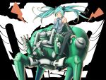  aqua_hair crossover ghost_in_the_shell hatsune_miku robot tachikoma thigh-highs twintails vocaloid 