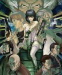  aramaki bald batou black_hair boma_(ghost_in_the_shell) cyberpunk cyborg fingerless_gloves fn_browning_bda_m-7 ghost_in_the_shell ghost_in_the_shell_stand_alone_complex gloves gun handgun ikeda ikeda_(cpt) ishikawa kusanagi_motoko manly mateba_2008m muscle paz red_eyes saito saitou_(ghost_in_the_shell) science_fiction thigh-highs thighhighs togusa trigger_discipline weapon white_hair 