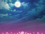  cityscape clouds ferris_wheel full_moon landscape moon scenic sky source_request yume_miru_kusuri 
