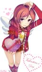  blush heart jacket love_live!_school_idol_project nishikino_maki purple_eyes redhead seifuku short_hair valentine wings 
