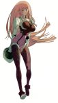  breasts highres ken_marinaris long_hair scan spandex thigh_highs zone_of_the_enders zone_of_the_enders_2 