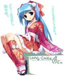  ass blush bow ein_(long_cake) flat_chest japanese_clothes kimono kimono_skirt loli lolita_fashion long_hair purple_eyes skirt tabi wa_lolita 