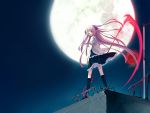  loli long_hair moon skirt wallpaper 