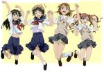  misaka_mikoto saten_ruiko scan seifuku shirai_kuroko to_aru_kagaku_no_railgun to_aru_majutsu_no_index uiharu_kazari yamashita_yu 