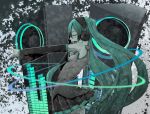  closed_eyes detached_sleeves hatsune_miku nitto polychromatic vocaloid 
