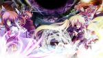  animal_ears arf bardiche battle blonde_hair blue_eyes braid brown_hair epic fate_testarossa fox_ears graf_eisen highres kazekawa_nagi levantine linith long_hair magic_circle mahou_shoujo_lyrical_nanoha mahou_shoujo_lyrical_nanoha_a's pink_hair ponytail red_eyes red_hair ribbon shamal signum takamachi_nanoha twin_braids twintails very_long_hair vita yagami_hayate yuuno_scrya zafira 