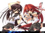  itou_noiji long_hair possible_duplicate seifuku shakugan_no_shana shana sword thigh-highs thighhighs weapon white 