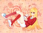  afuro_terumi blonde_hair glasses inazuma_eleven long_hair red_eyes solo 