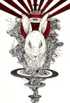  animal_ears bad_id bunny bunny_ears no_humans original rabbit red_eyes surreal 
