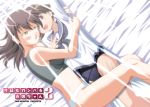  blood brown_eyes brown_hair dakimakura_(object) gertrud_barkhorn hair_down hiro_yoshinaka long_hair miyafuji_yoshika nosebleed panties pillow pillow_hug strike_witches underwear yosinaka_hiro 