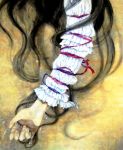  grimm&#039;s_fairy_tales grimm's_fairy_tales hands highres long_hair long_sleeves rapunzel rapunzel_(grimm) realistic ribbon roe_(d-c_-b) very_long_hair 
