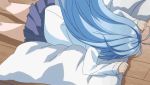  animated_gif blue_eyes blue_hair denpa_onna_to_seishun_otoko futon gif jellyfish rolling screencap skirt touwa_erio 