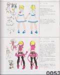  absurdres alternate_costume artbook blonde_hair ernula highres see-through senko_no_ronde senkou_no_ronde thighhighs translation_request 