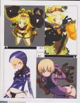  absurdres alternate_costume artbook blonde_hair ernula highres see-through senko_no_ronde senkou_no_ronde thighhighs 