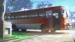  arsenixc bus collaboration grass ikarus ikarus&#8211;256 ikarusâ€“256 landscape motor_vehicle original power_lines realistic scenery statue tree vehicle vvcephei 