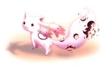 artist_request bullet_hole kyubey kyuubee looking_back mahou_shoujo_madoka_magica shadow solo source_request spoilers 