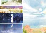  cloud clouds flower miyabe_sachi original scenery sky star water 