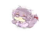  animal_ears benauxi blush carry_me cat_ears cat_tail chibi ear_twitch hazuki_ruu kemonomimi_mode mukyuu open_mouth outstretched_arms patchouli_knowledge purple_eyes purple_hair simple_background solo tail touhou translated violet_eyes 